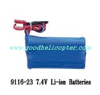 double-horse-9116 helicopter parts battery 7.4V 650mAh - Click Image to Close